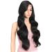 Joedir 30 Inch Black Wavy Lace Wig for Women - 76.2 cm Heat-Resistant Fiber 130% Density Side Part Pack of 1 - International Shipping Available - Buy Online on GoSupps.com