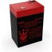 Neptune Replacement Emergency Lighting Battery for Lithonia ELB06042 - 6V 4.5Ah SLA for International Shipping - Buy Online on GoSupps.com
