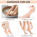 Silicone Moisture Socks for Dry Cracked Feet - Foot Care Spa Gel Socks for Women (Beige) - Buy Online on GoSupps.com