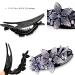 6 Pack Rhinestone Double Flower Hair Clips for Women - Crystal Duckbill Hairpins for Thick Long Hair - Non-Slip Dovetail Clips - Elegant Hair Accessories - Buy Online on GoSupps.com