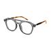 FEISEDY 70s Aviator Blue Light Blocking Glasses Square Pilot Frame Anti Glare Computer Glasses Women Men B0052 004 - Grey Leopard 50 Millimeters