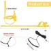Cobee Adjustable Pet Dishes & Leash for Parrots | Nylon Bird Training Rope - Outdoor Use (Yellow) - Buy Online on GoSupps.com