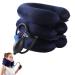 Neck massage device cervical traction neck cervical traction neck pull device adjustable head and neck stretcher adjustable head and neck stretcher black 3