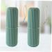 Beavorty Toothpaste Brush Container - 2 Piece Travel Tooth Cleaning Organizer in Green 5.5x5.5x19cm | International Shipping Available - Buy Online on GoSupps.com