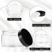 12 Pack 4 Oz BPA-Free Plastic Jars with Lids, Labels - Refillable Body Butter, Cream, Cosmetic Containers - TUZAZO - Buy Online on GoSupps.com