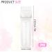 Mozeat 2-Piece Hair Oil Applicator Bottles | 180ml Hair Color & Dye Tools - White - Buy Online on GoSupps.com