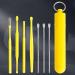 7Pcs Ear Pick Earwax Removal Kit - Portable Double-head Wax Remover Set - Black - Buy Online on GoSupps.com