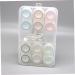 Partykindom 6-Pack Contact Lens Containers | Durable & Compact Lens Holders for Safe Storage - Buy Online on GoSupps.com