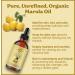 Natural Born Oils Marula Oil 4oz | 100% Pure Organic & Cold-Pressed | Rejuvenating & Moisturizing with Pump & Dropper - Buy Online on GoSupps.com