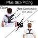King Mills Plus Size Back Brace - Adjustable Lower Back Pain Support & Posture Corrector for XL to XXXL | Ideal for Big & Tall - Buy Online on GoSupps.com