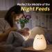 Cute Cat Lamp Kids Night Light for Girls Bedroom with Tap Control 7 Colors Kitty Lamp Birthday Gifts for Baby Toddler Teen Children Boys Portable Silicone Soft Kawaii Nightlight Nursery Room Decor - Buy Online on GoSupps.com