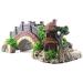 HPiano Aquarium Decoration Cave: Eco-Friendly Polyresin Bridge & Tree Trunk Ornament for Shrimp & Small Fish - Buy Online on GoSupps.com