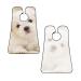 Cute Maltese Puppy Beard Bib Hair Catcher - Men's Shaving Apron Gift for Father's Day Anniversaries Valentine's & Christmas - Buy Online on GoSupps.com