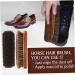 1pc Leather & Textile Cleaning Brush Natural Horsehair Shoe Shine Brush for Leather Shoe Boots 8inch Brush Onecolor - Buy Online on GoSupps.com