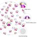 5136Pcs Clear Crystal Rhinestones Set for Nail Art & Tumblers | Glass Glitter Round with Picking Pen & Tweezer | SS4-SS16 | White + White AB - Buy Online on GoSupps.com
