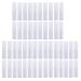 JZK 50 x transparent clear plastic lip balm empty container empty lip balm tubes for handmade lip balm or DIY object