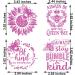 Alinacutle Reusable Self-Adhesive Silk Screen Printing Stencil: BEE Kind Sentiments 8x8 - Ideal for Home Decor on Wood, Fabric, Walls & More! - Buy Online on GoSupps.com