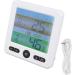 Indoor Thermometer with Accurate Humidity Measurement - Perfect for Bedroom - White Color - Buy Online on GoSupps.com