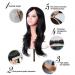 BGHJUE N Wigi S A Wig - Blunt Synthetic Curly Wig for White/Black Women | Natural Middle Part Long Hair - Shop Internationally! - Buy Online on GoSupps.com