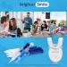 Bledras Teeth Whitening Kit Refill - 10 PCs Professional Tooth Bleaching Gel with LED Light & Soothing Gel - Safe & Effective Whitening - Buy Online on GoSupps.com