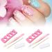 Precision Straight Pointed Nail Tweezers & Manicure Nipper Set | Nail Art Tools & Finger Separator for Perfect Nails - Buy Online on GoSupps.com