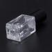 Panysilioer Empty 4 ml Refillable Clear Square Perfume Glass Bottle Refillable Bottle with Black Cap - Buy Online on GoSupps.com