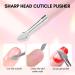 Buy Makartt Pink Cuticle Pusher - Professional Dual-Ended Stainless Steel Nail Cleaner for Manicure & Pedicure Care - International Shipping Available - Buy Online on GoSupps.com