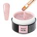 Sincero salon assembly gel for Geln gel - Pearl Nude - UV gel for nail extension and modeling - nail art gel nail - acrylic gel for nails - color gel for gel nails - sealing gel for Geln gel - 15ml 15 ml (1 Pack) Pearl nude