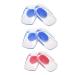 siismi 3 Pairs Gel Insoles Heel Support Achilles Tendon Heel Heel Cup Support Pads for Plantar Fasciitis (Women)