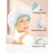 Mikimini Shower Hood 2-Pack for Girls & Women - Waterproof Washable Soft & Sweet - XL White - Buy Online on GoSupps.com
