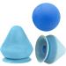Eruceky Two-Part Trigger Point Presser Massager Set - Fascia Ball with Suction Cup for Muscle Pain Relief in Back Neck Arms & Shoulders - Blue - Buy Online on GoSupps.com