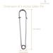Beadnova 4 Inch Large Safety Pins for Clothes - 20pcs Giant Heavy Duty Safety Pins for Sewing, Quilting, Blankets, Upholstery, Laundry & Crafts - Buy Online on GoSupps.com