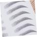 POPETPOP Stick-on Eyebrow 2pcs 3d Eyebrow Stickers Make up Kit Beauty Kit Bionic Eyebrow Stickers Patch Eyebrow Shape Woman - Buy Online on GoSupps.com