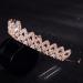 Rose Gold Rhinestone Crystal Tiara Crown for Women - Ideal for Birthday, Pageant, Wedding, or Prom - Buy Online on GoSupps.com