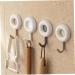 Alipis 8 Pcs No Punching Hook Heavy Duty Hook Towel Hanger Hooks Punch Hook Wall Hanging Coat Hook 7X4.4CMx2pcs Assorted Colorx2pcs - Buy Online on GoSupps.com