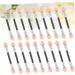 Didiseaon 100 Pcs Eyeshadow Makeup Brush Eye Spoolie Brush Makeup Applicator Eye Shadow Sponge Pointy Miss 8x1cmx2pcs Pinkx2pcs - Buy Online on GoSupps.com