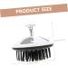 Hapinary Portable Scalp Massager & Shampoo Kamm | Daily Scalp Care Device | 9x8cm White for Home & Hotel Use - Buy Online on GoSupps.com