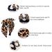 BEGOOD PU and Leopard Print Wide Headbands - Fashionable Hair Accessories for Women | 2Pcs Set - Buy Online on GoSupps.com