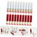 PartyKindom Lot De 20 Tubes De Brillant L vres Vides Et Rechargeables Taille Mini Plastique Transparent Et Rouge Pour Diy Maquillage Usage D butant Recharges Cosm tiques - Buy Online on GoSupps.com