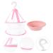Portable Makeup Brush Cleaner Set - Sponge & Puff Cleaner | Limpiador De Brochas De Maquillaje - Purple - Buy Online on GoSupps.com