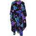 Professional Haircut Cape Fantasy Purple Blue Butterfly Design with Adjustable Snap Closure | Hairdressing Salon Essential - Buy Online on GoSupps.com