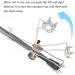Cane Ice Tip Attachment 2PCS Stainless Steel 5-Prong Ice Tip for Cane Universal Cane Ice Tip Non-Slip Ice Grip for Winter Snow Safety Cane Ice Tip Attachment - Buy Online on GoSupps.com