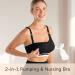 Momcozy Seamless Pumping Bra - Hands-Free, Comfortable, Great Support - Fits Spectra, Lansinoh, Philips Avent - X-Large Black - Buy Online on GoSupps.com