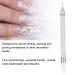 Cuque Crazy Nail Dot Pen - Durable & Fashionable Nail Art Tool for Home & Salon Use (White Crayon) - Buy Online on GoSupps.com