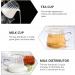 Hemoton Glass Creamer Pitcher Glass Creamer Small with Handle Tea Coffee Creamer Pitchers Dispenser Sauce Serving Pitcher Creamer Jug for Kitchen Clear Glass Creamer Pourer - Buy Online on GoSupps.com