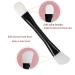 GOLIKEE Dual Sided Silicone Face Mask Brushes - Set of 2 | Knife Shaped Facial Mud Mask Applicator for Makeup and Skincare - Black - Buy Online on GoSupps.com