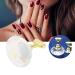 Exquisite DIY Nail Art Exhibition Stand - Professional Practice Stand for Nail Designs | Plastic + Alloy | Perfect for Salons & Home Use (White Base) - Buy Online on GoSupps.com
