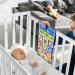 Dr. Rapeti Tummy Time Floor Mirror for Baby - Black and White High Contrast Baby Toy with Cloth Book and Teethers - Washable and Non-Toxic - Buy Online on GoSupps.com