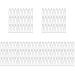 iplusmile 500 Pcs Safety Pin Plastic Diaper Pin Plastic Head Safety Locking Diaper Cloth Diaper Pines Kilts Decorative Infant Diapers Toddlers Supplies Steel White Corsage Baby Clothing 5.4x1cmx5pcs Whitex5pcs
