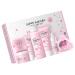 8 Pcs Moisturizing Skincare Set Flower Set With Cleanser Toner Serums Eye Cream Essences Cream